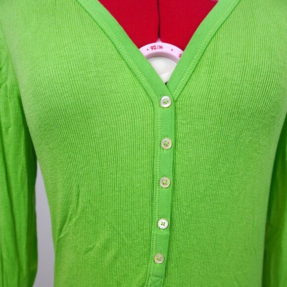 Wilfred Free "Sula" Long-Sleeve T-Shirt in "Neon Ivy" - Picture 2 of 6